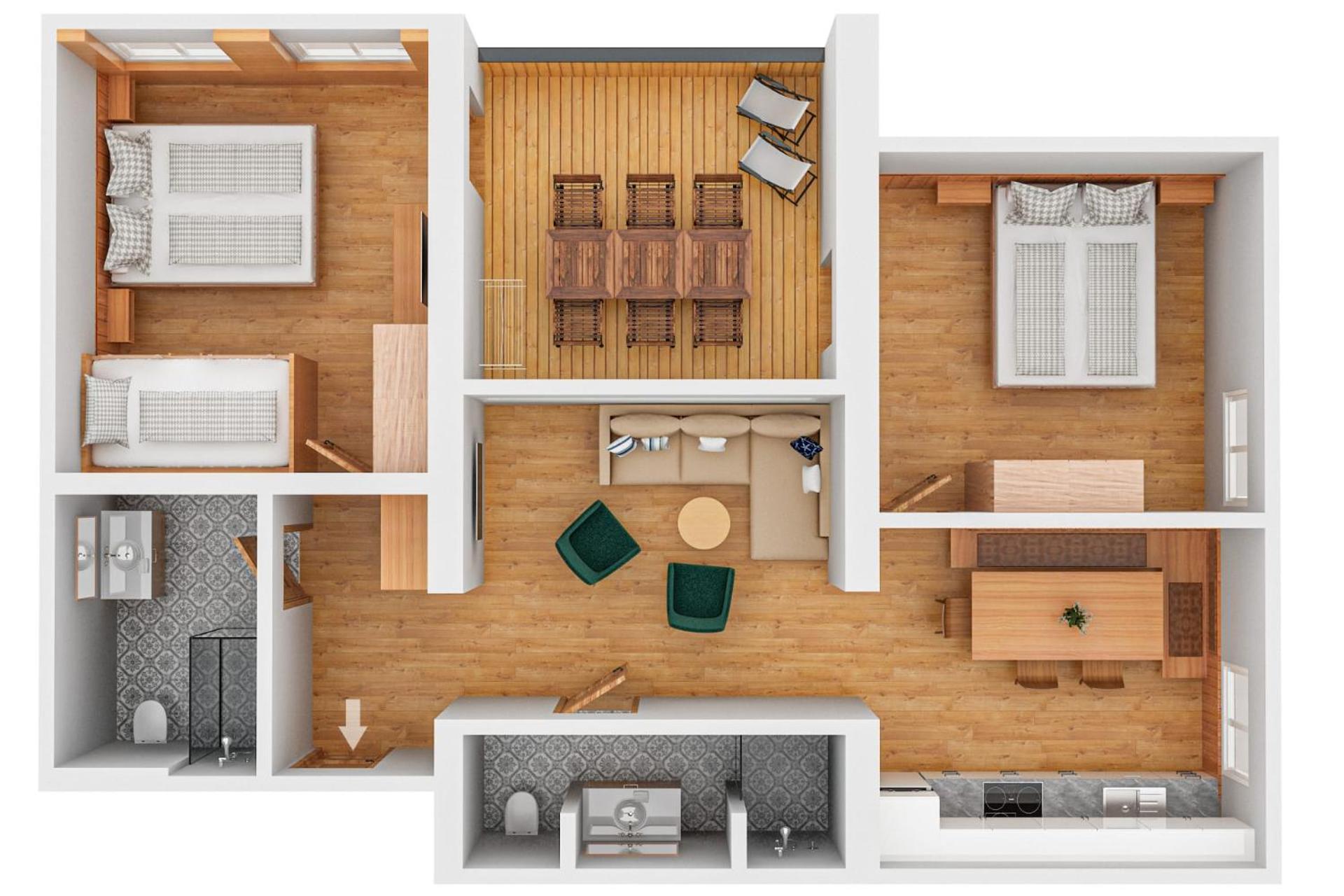Berghaus Schroecken - Hotel Apartments Spa 外观 照片